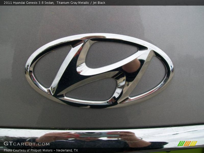 Titanium Gray Metallic / Jet Black 2011 Hyundai Genesis 3.8 Sedan