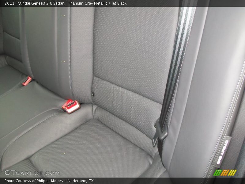 Titanium Gray Metallic / Jet Black 2011 Hyundai Genesis 3.8 Sedan