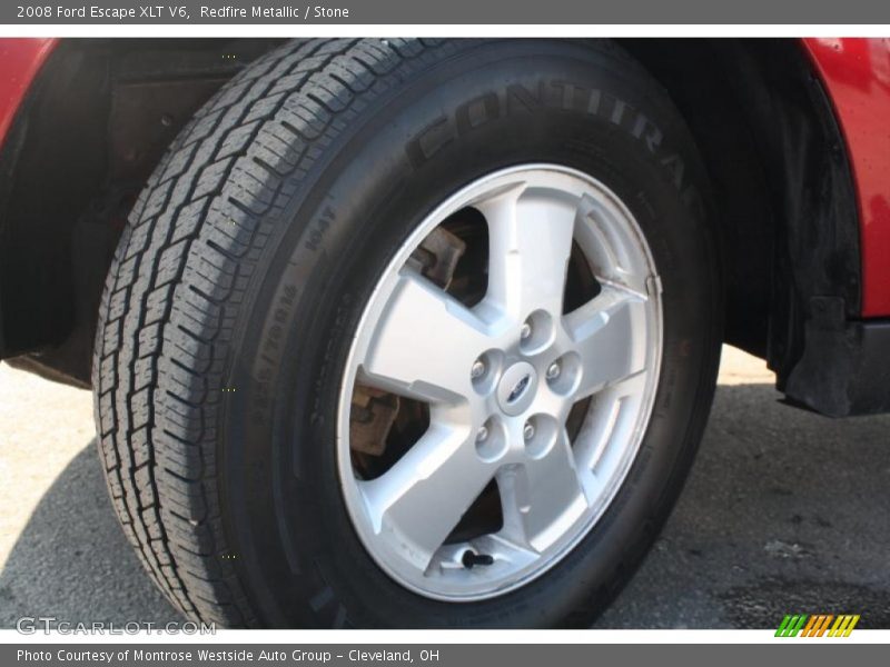 Redfire Metallic / Stone 2008 Ford Escape XLT V6