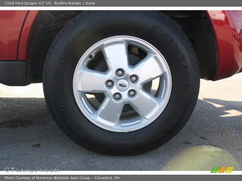 Redfire Metallic / Stone 2008 Ford Escape XLT V6