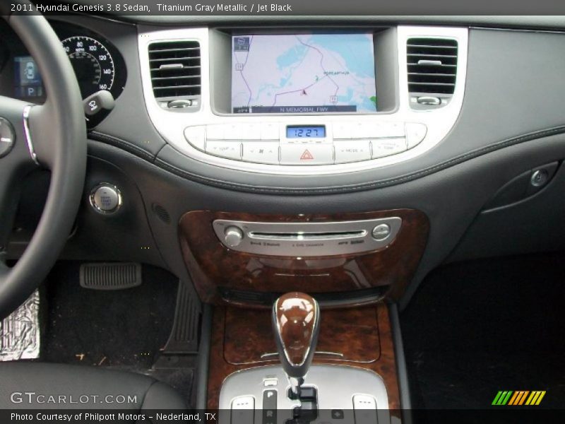Titanium Gray Metallic / Jet Black 2011 Hyundai Genesis 3.8 Sedan