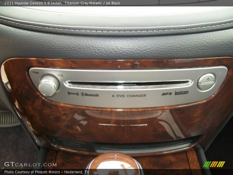 Titanium Gray Metallic / Jet Black 2011 Hyundai Genesis 3.8 Sedan