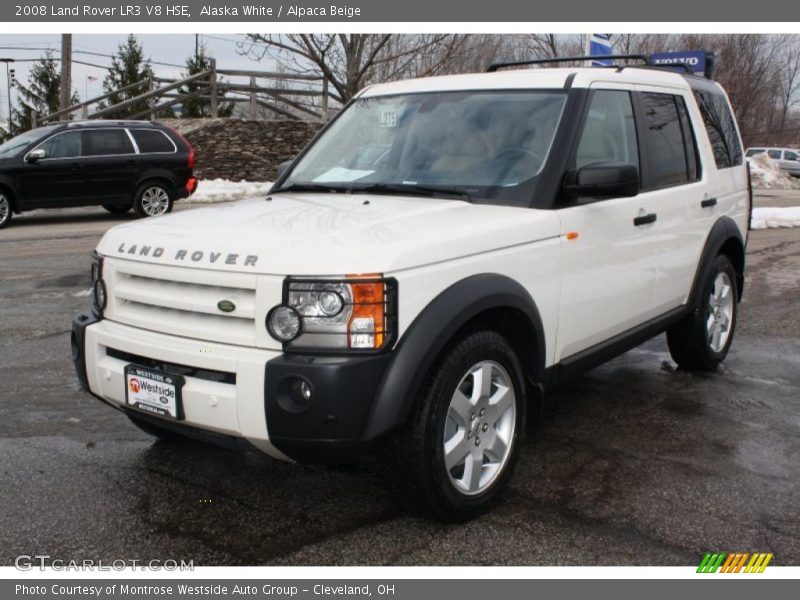Front 3/4 View of 2008 LR3 V8 HSE