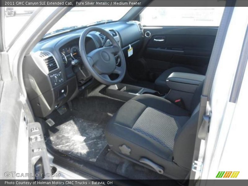 Pure Silver Metallic / Medium Pewter 2011 GMC Canyon SLE Extended Cab