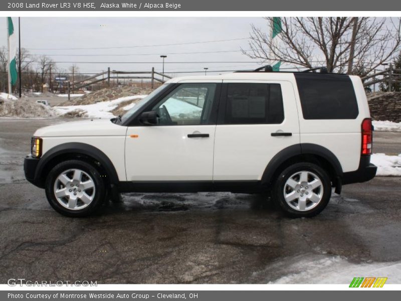  2008 LR3 V8 HSE Alaska White