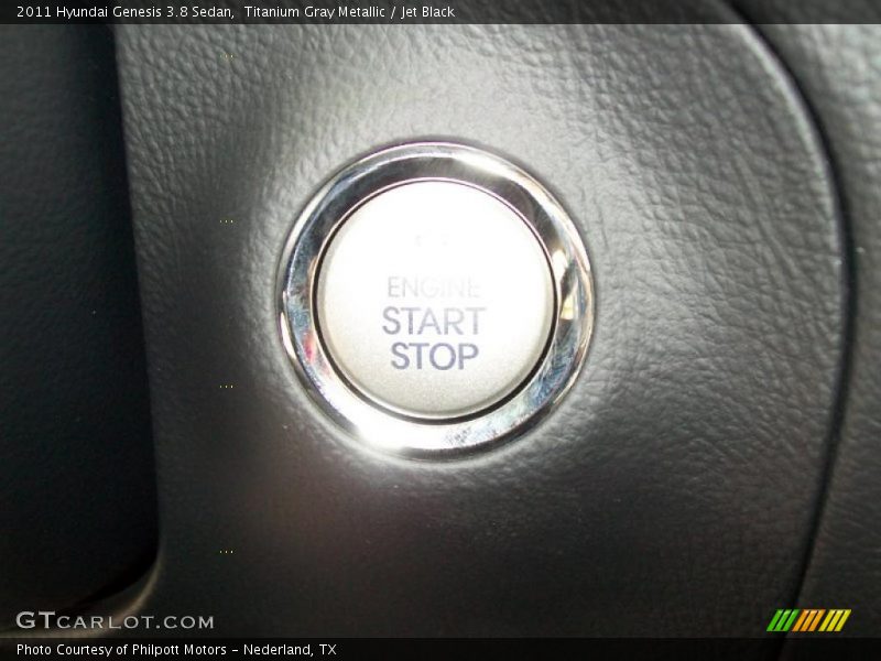 Titanium Gray Metallic / Jet Black 2011 Hyundai Genesis 3.8 Sedan