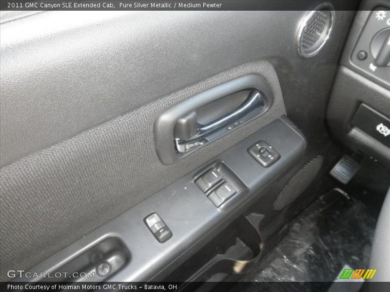 Pure Silver Metallic / Medium Pewter 2011 GMC Canyon SLE Extended Cab