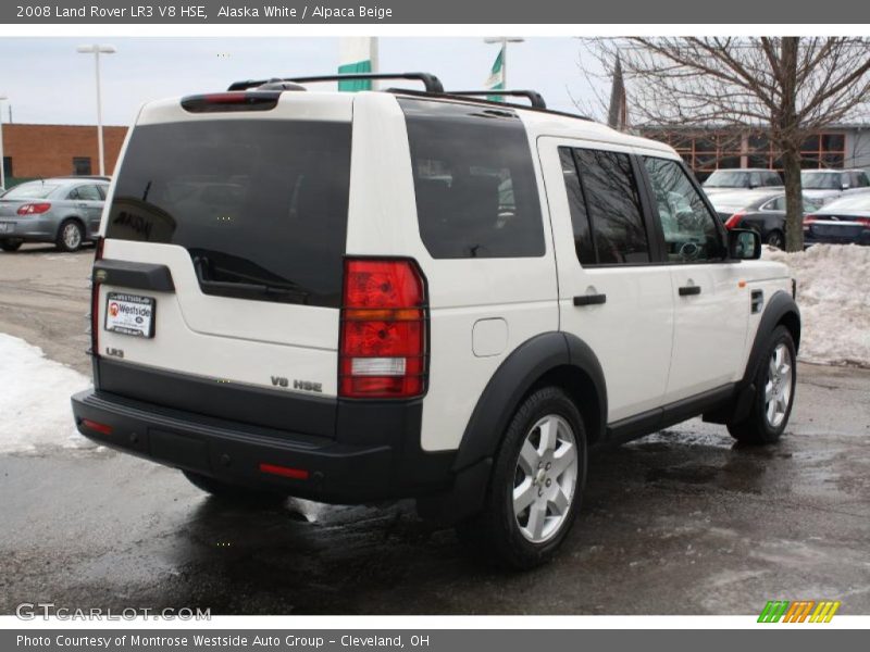 Alaska White / Alpaca Beige 2008 Land Rover LR3 V8 HSE