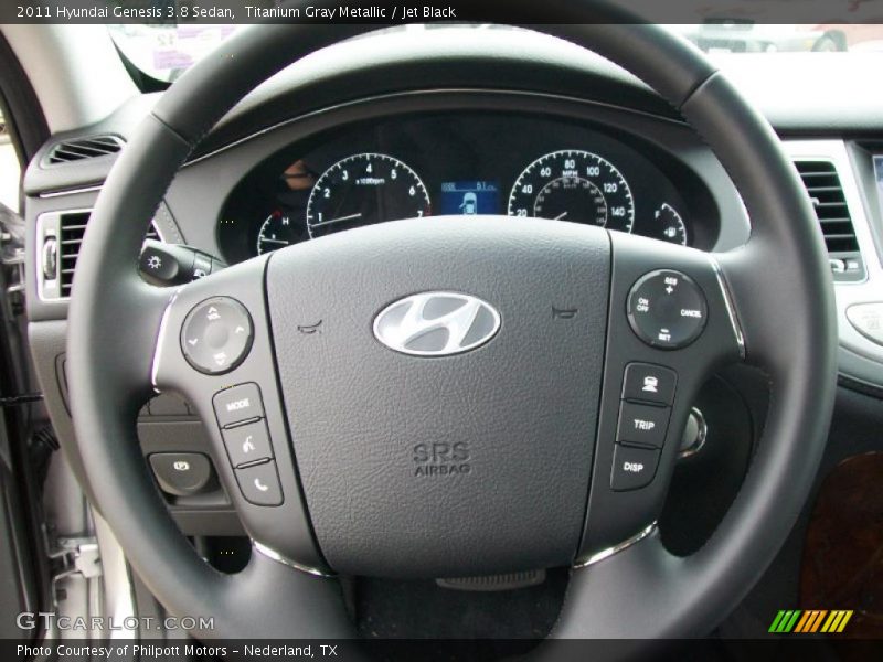  2011 Genesis 3.8 Sedan Steering Wheel