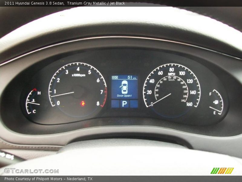  2011 Genesis 3.8 Sedan 3.8 Sedan Gauges