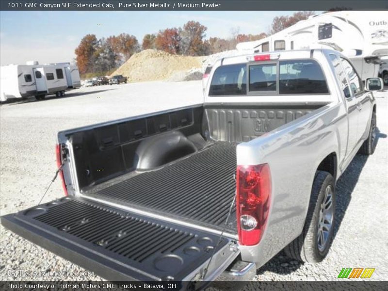 Pure Silver Metallic / Medium Pewter 2011 GMC Canyon SLE Extended Cab