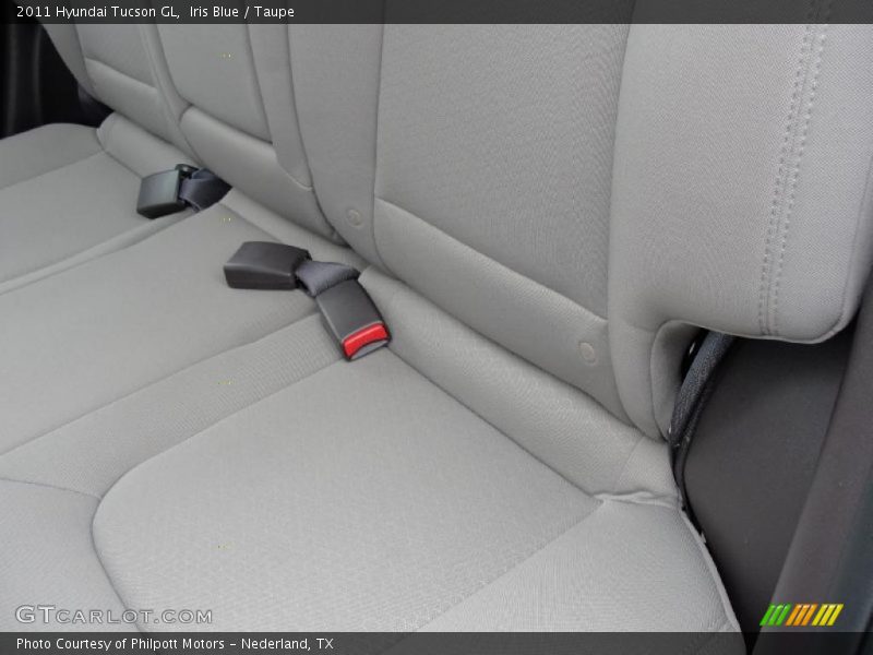 Iris Blue / Taupe 2011 Hyundai Tucson GL