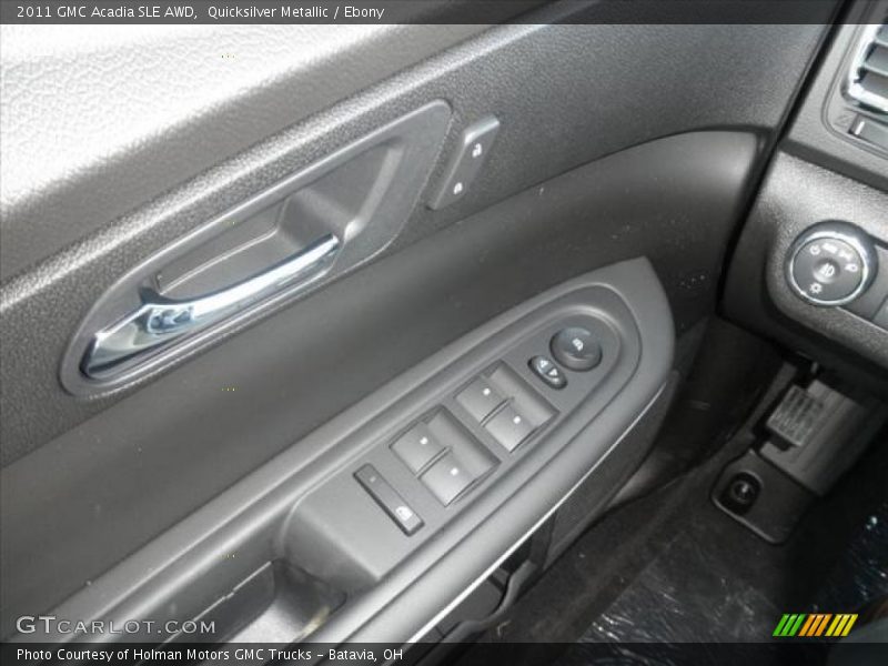 Quicksilver Metallic / Ebony 2011 GMC Acadia SLE AWD