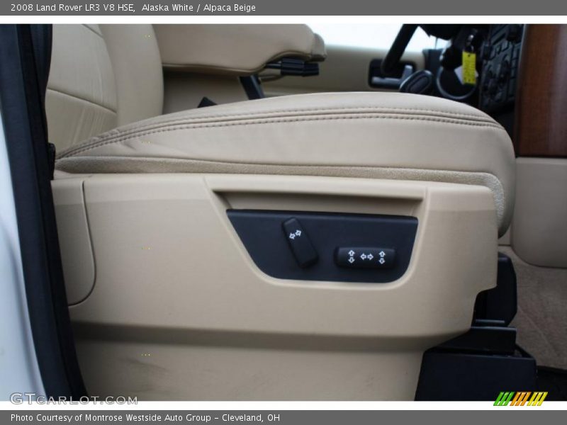 Alaska White / Alpaca Beige 2008 Land Rover LR3 V8 HSE