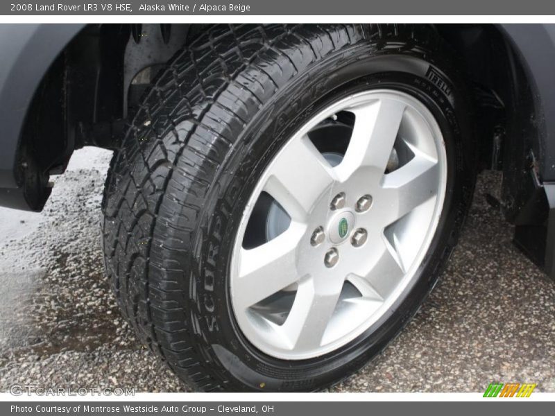 Alaska White / Alpaca Beige 2008 Land Rover LR3 V8 HSE