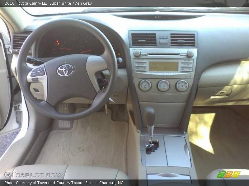 Super White / Ash Gray 2010 Toyota Camry LE