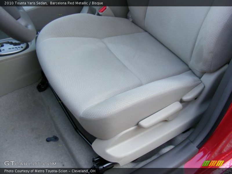 Barcelona Red Metallic / Bisque 2010 Toyota Yaris Sedan