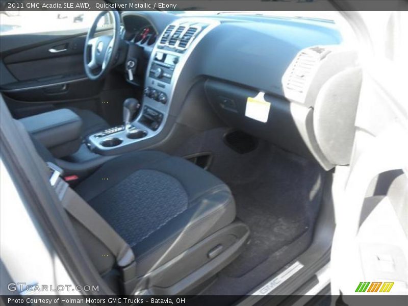  2011 Acadia SLE AWD Ebony Interior