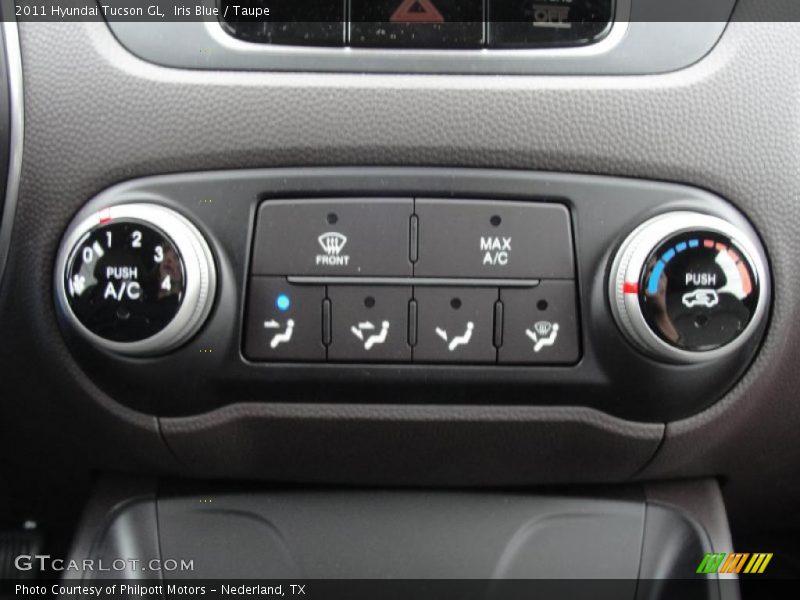 Controls of 2011 Tucson GL