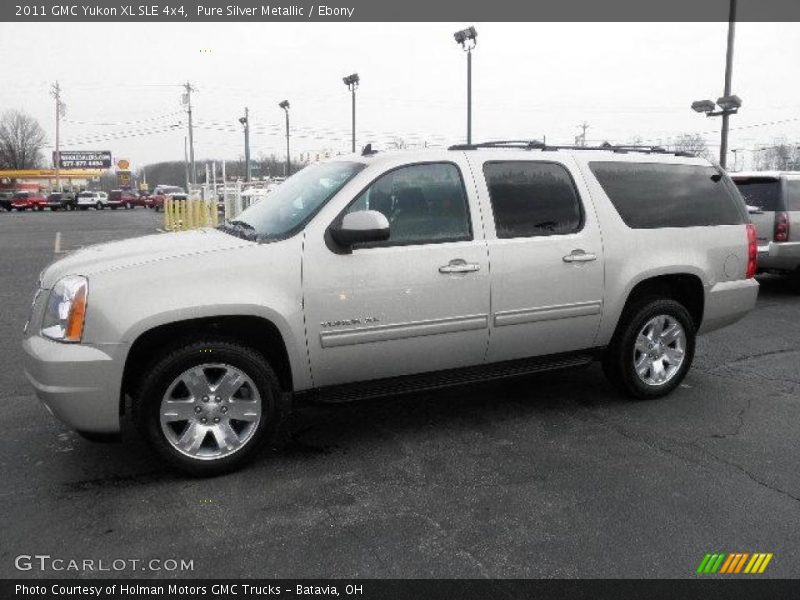 Pure Silver Metallic / Ebony 2011 GMC Yukon XL SLE 4x4
