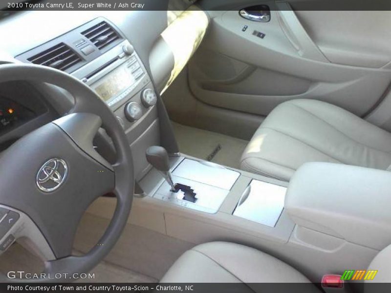 Super White / Ash Gray 2010 Toyota Camry LE