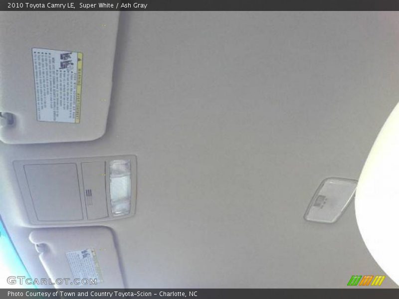 Super White / Ash Gray 2010 Toyota Camry LE