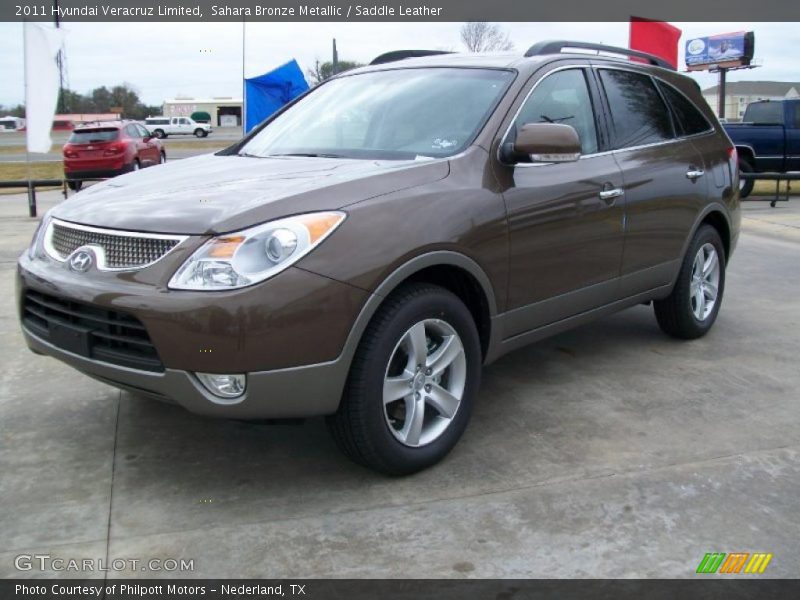 Sahara Bronze Metallic / Saddle Leather 2011 Hyundai Veracruz Limited