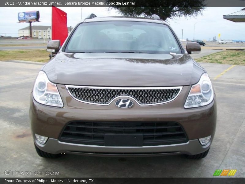 Sahara Bronze Metallic / Saddle Leather 2011 Hyundai Veracruz Limited