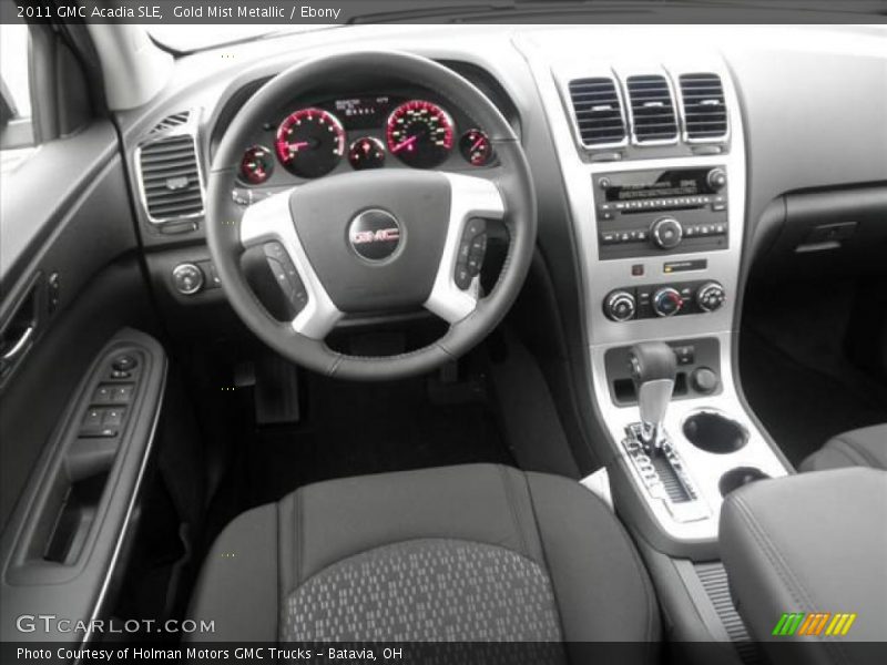 Gold Mist Metallic / Ebony 2011 GMC Acadia SLE