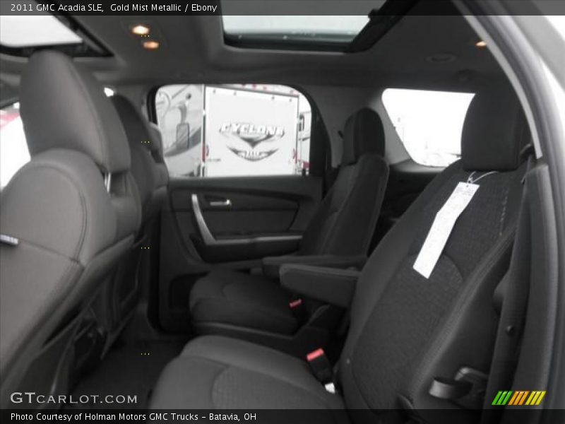 Gold Mist Metallic / Ebony 2011 GMC Acadia SLE