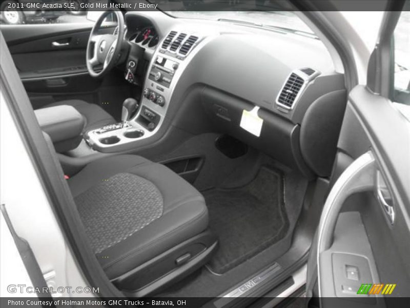 Gold Mist Metallic / Ebony 2011 GMC Acadia SLE