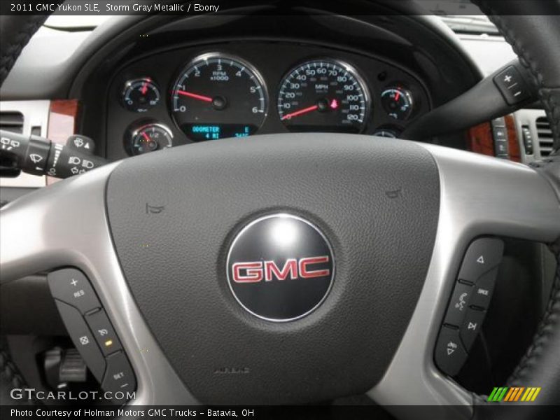 Storm Gray Metallic / Ebony 2011 GMC Yukon SLE