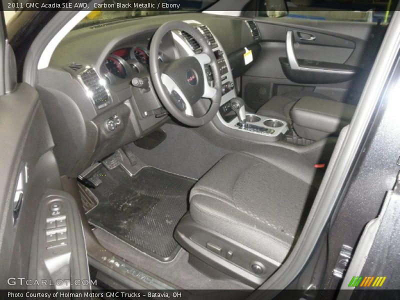  2011 Acadia SLE AWD Ebony Interior