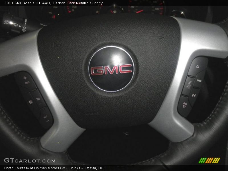 Carbon Black Metallic / Ebony 2011 GMC Acadia SLE AWD
