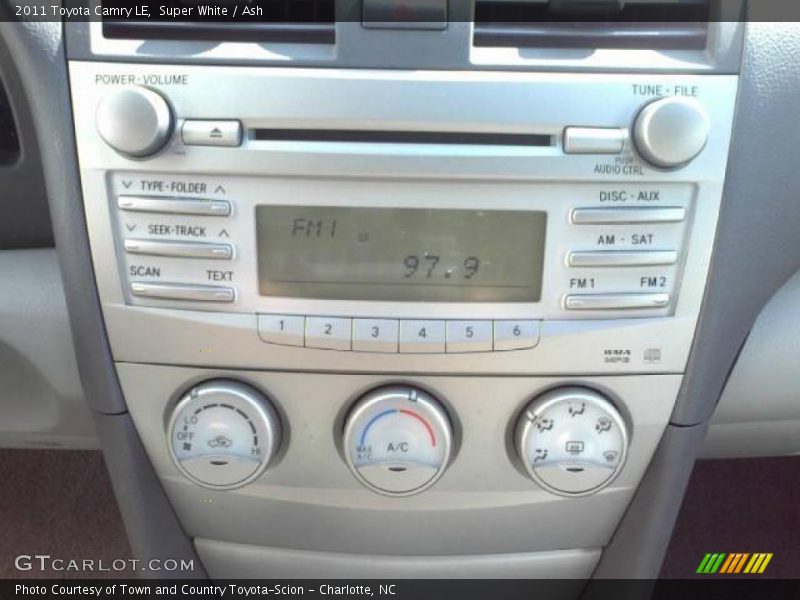 Super White / Ash 2011 Toyota Camry LE