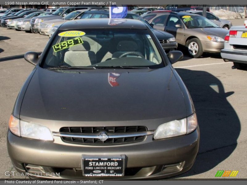 Autumn Copper Pearl Metallic / Tan 1998 Nissan Altima GXE