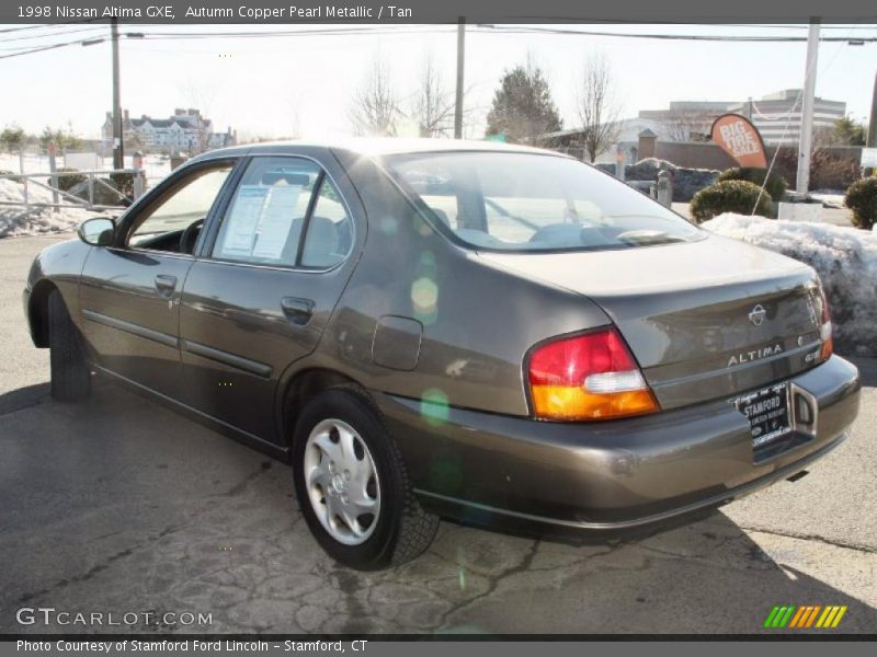 Autumn Copper Pearl Metallic / Tan 1998 Nissan Altima GXE
