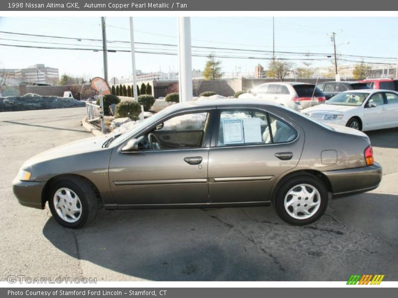 Autumn Copper Pearl Metallic / Tan 1998 Nissan Altima GXE