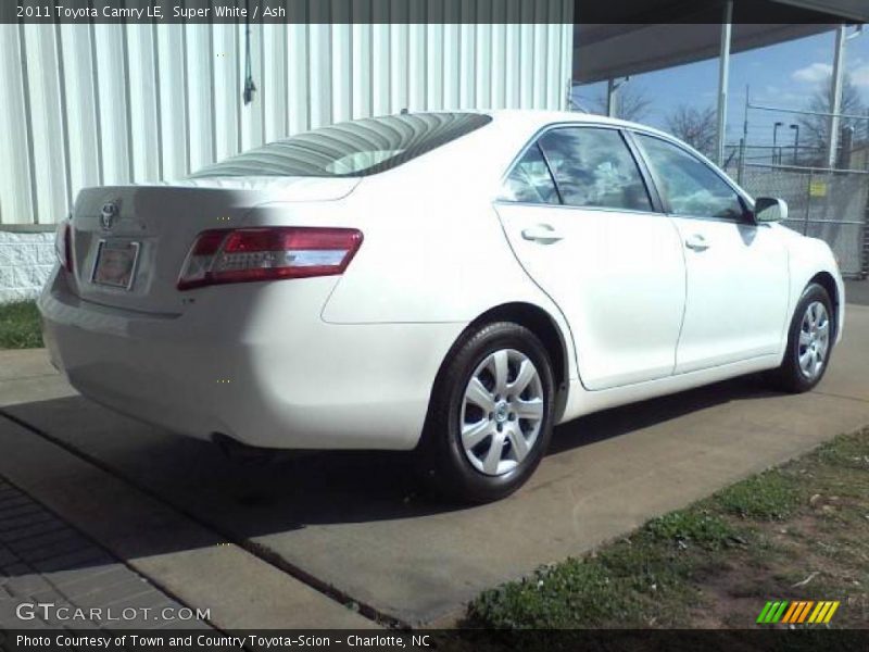 Super White / Ash 2011 Toyota Camry LE