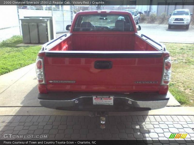 Victory Red / Graphite 2000 Chevrolet Silverado 1500 LS Regular Cab