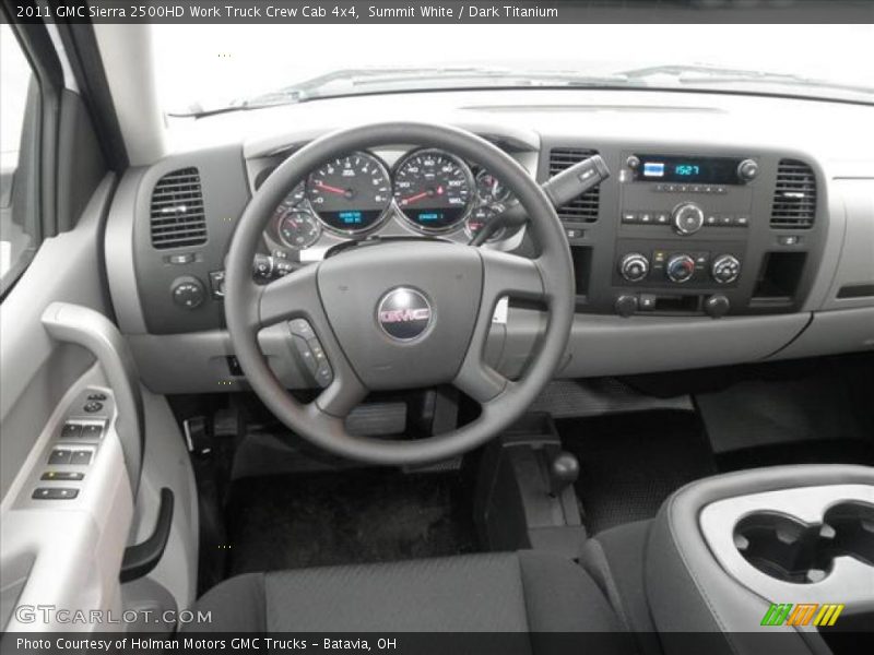 Dashboard of 2011 Sierra 2500HD Work Truck Crew Cab 4x4