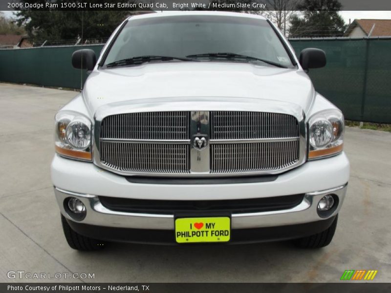 Bright White / Medium Slate Gray 2006 Dodge Ram 1500 SLT Lone Star Edition Quad Cab