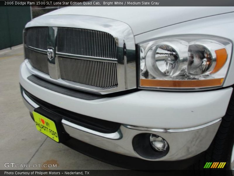 Bright White / Medium Slate Gray 2006 Dodge Ram 1500 SLT Lone Star Edition Quad Cab