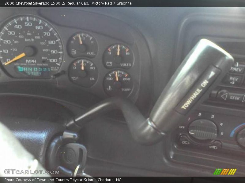 Victory Red / Graphite 2000 Chevrolet Silverado 1500 LS Regular Cab