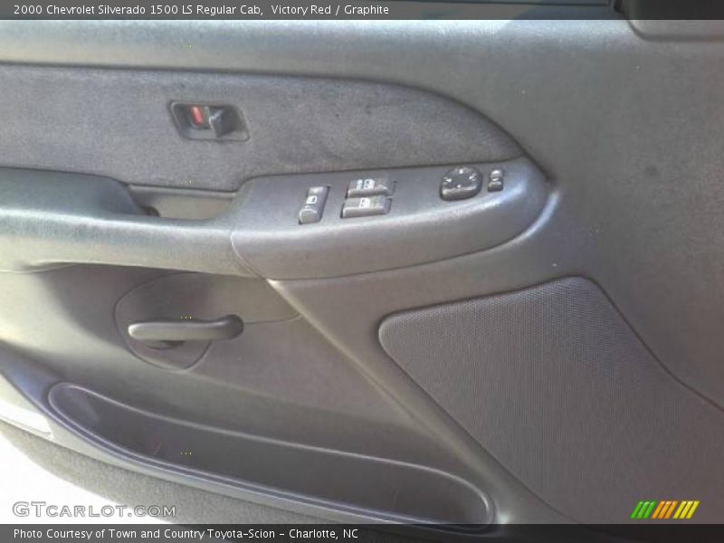Victory Red / Graphite 2000 Chevrolet Silverado 1500 LS Regular Cab