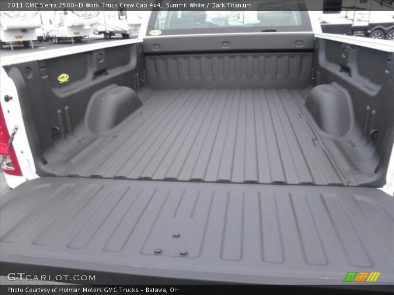  2011 Sierra 2500HD Work Truck Crew Cab 4x4 Trunk