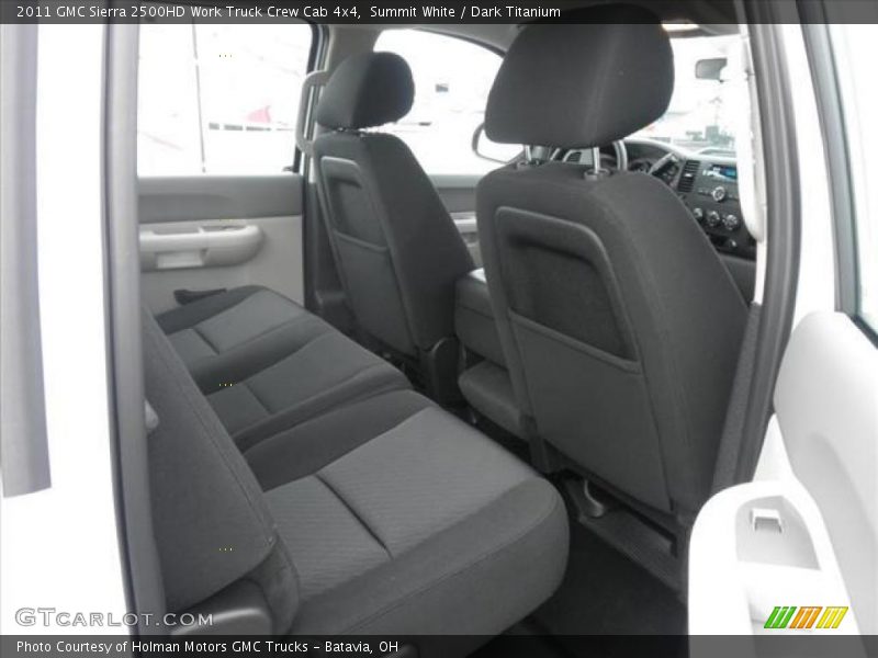 Summit White / Dark Titanium 2011 GMC Sierra 2500HD Work Truck Crew Cab 4x4