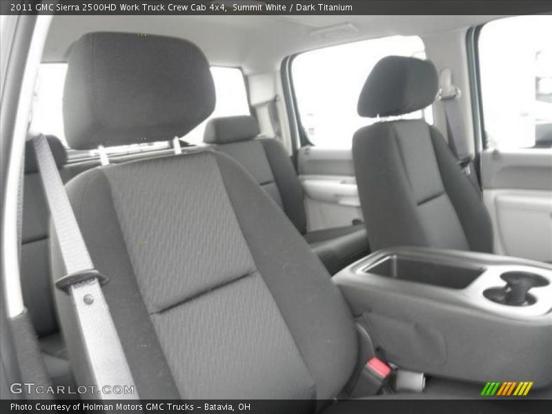 Summit White / Dark Titanium 2011 GMC Sierra 2500HD Work Truck Crew Cab 4x4