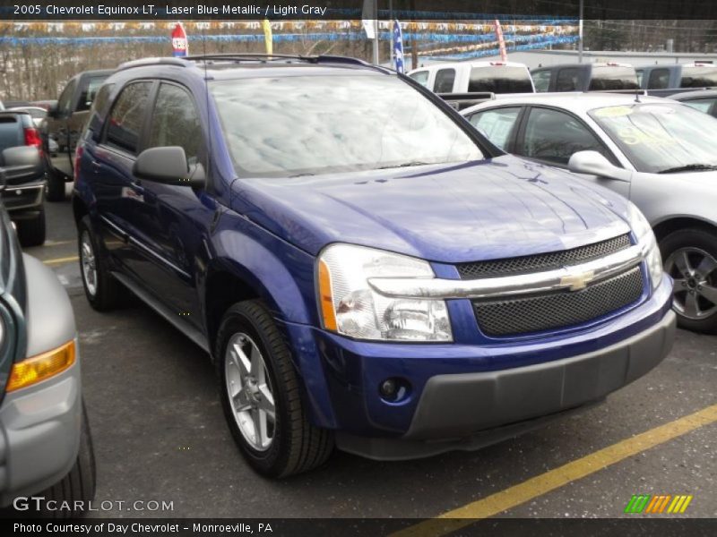 Laser Blue Metallic / Light Gray 2005 Chevrolet Equinox LT