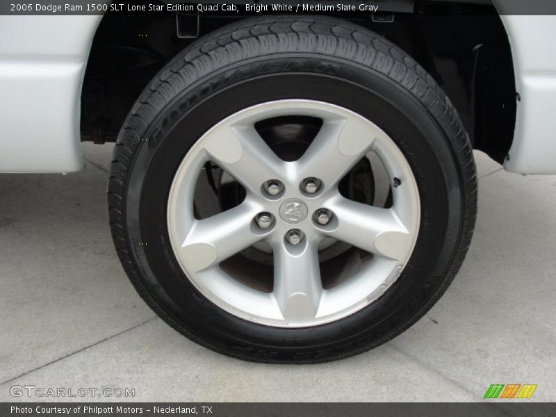 Bright White / Medium Slate Gray 2006 Dodge Ram 1500 SLT Lone Star Edition Quad Cab